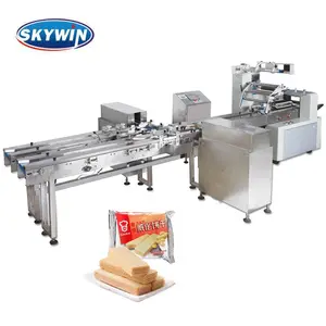 Skywin — Machine d'emballage automatique, 30-300 sacs/min, radiocommandée par PLC, pour emballer des biscuits et du pain