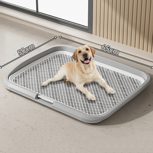 2025 Neues Produkt zum Trainieren von Hunden zum Toiletten haustier mit Säulen schublade Indoor Flat Type Poop Basin Grid Design Hunde toilette - Product Image 4