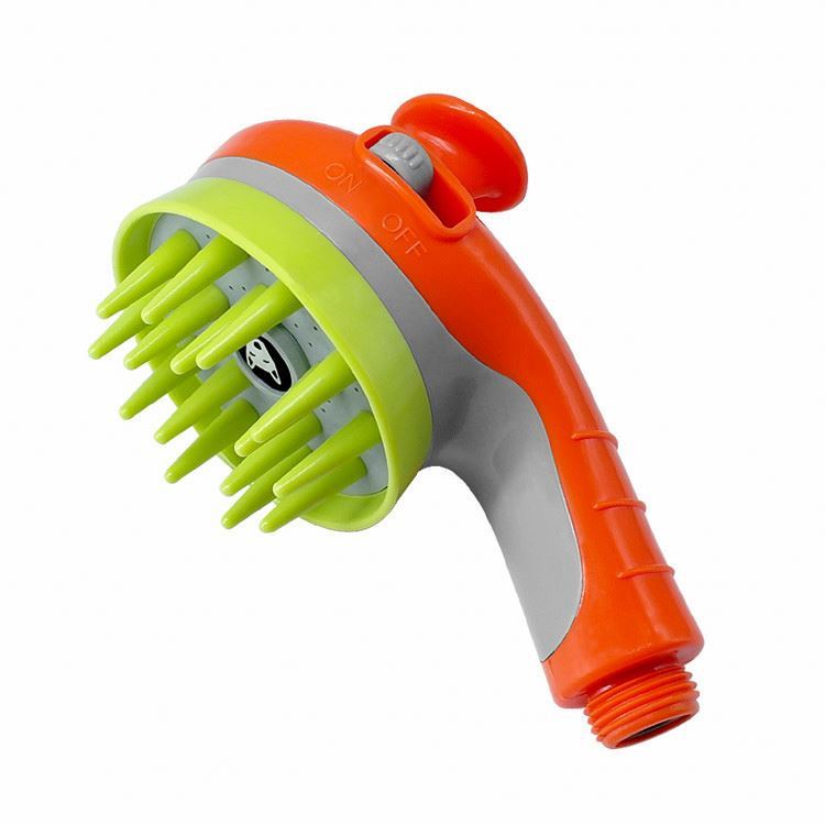 Pulvérisateur Avec Silicone Multifonction Artefact Bain Chien Équipement de Jet De Douche De Bain Pour Animaux De Compagnie Brosse Outil De Toilettage