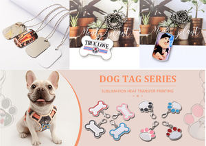 Plaques <span class=keywords><strong>d</strong></span>'<span class=keywords><strong>identification</strong></span> personnalisées pour animaux de compagnie, gravure laser, sublimation, plaques vierges pour chats et chiens, plaques rectangulaires vierges pour chiens, gravure laser - Product Image 6