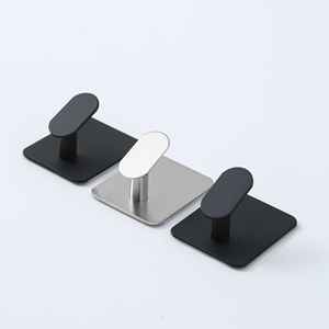 เสื้อโค้ทแบบข้ามพรมแดนตะขอเดี่ยวพลาสติกโลหะ304สเตนเลสสตีลดีไซน์ลิ้นเป็ดสำหรับเก็บของในห้องน้ำ - Product Image 1