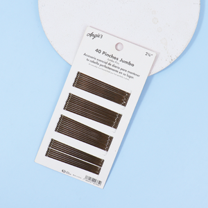 Venta al por mayor de horquillas personalizadas horquillas de oro negro con embalaje niñas y mujeres de primera calidad pequeña novia Bobby Pin para todo tipo de cabello - Product Image 4