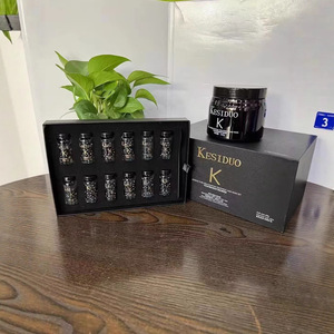 Barber Shop Caviar Herbal Hair Cream Hair-Repair Nourishing Smooth Treatment Set Mascarilla invertida - Product Image 4