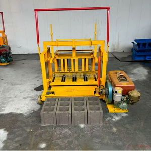 Diesel Powered 12p đầy đủ điện di động xi măng gạch máy bán tốt ở nước ngoài xi măng cắt và hình thành máy - Product Image 5