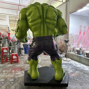 Estatua de <span class=keywords><strong>Hulk</strong></span> Grande Personalizada, Artesanía en Resina, Estatua de Acción de <span class=keywords><strong>Hulk</strong></span> de Tamaño Real - Product Image 2