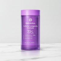 Capsule de santé cellulaire en marque privée, formule de complément alimentaire à base de plantes non OGM et végétalienne, ergothionéine PQQ