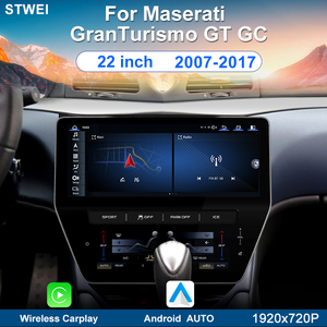 STWEI Android 14 per Maserati GT <span class=keywords><strong>GranTurismo</strong></span> 2007-2015, Autoradio Multimediale da 22 Pollici con Navigazione e Carplay Wireless - Product Image 2