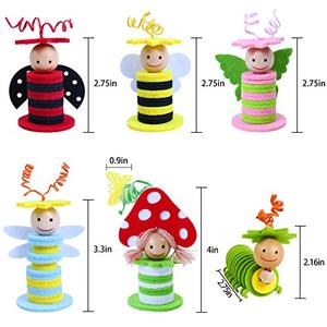 Enfant en bas âge début jouets éducatifs <span class=keywords><strong>abeille</strong></span> insecte couture 3D feutre bricolage artisanat activité Kits bricolage Arts et artisanat ensemble pour enfant - Product Image 3