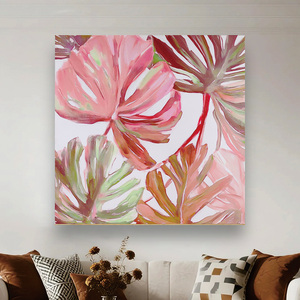 Lớn Sáng Đầy Màu Sắc Hoa Handmade Nghệ Thuật Đóng Khung Tường Nghệ Thuật Hiện Đại Trang Trí Nội Thất Textural Kỹ Thuật Số In Hoa Tươi Và Cây - Product Image 2