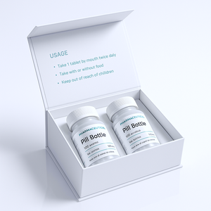 Cajas magnéticas de embalaje de cartón rígido con cierre magnético abatible superior de lujo personalizado <span class=keywords><strong>caja</strong></span> de regalo de papel mate - Product Image 1