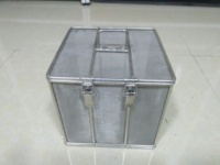 Panier de rangement en acier inoxydable perforé soudé pour la stérilisation, écologique et polyvalent pour fruits et légumes