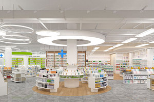 Mueble <span class=keywords><strong>de</strong></span> Exhibición para Tienda Minorista PSD2602-<span class=keywords><strong>D</strong></span>, Vitrina, Estantes para Farmacia, Diseño Interior para Farmacias - Product Image 6