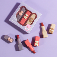 Set Lipstik Lip Tint Matte Vegan Mini Capsule Korea Grosir, Label Pribadi, Tahan Air