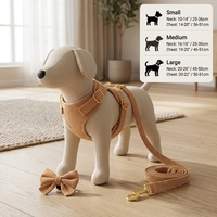 Maßgefertigtes Hanyang Weiches Neopren-Gepolstertes Hundegeschirr mit Jacquard-Logo-Gurtband Verstellbarer Hundebrustgurt für Alle Größen