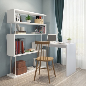 Hiện đại nổi góc bàn và kệ sách giá máy tính nhỏ bảng với Wall Mount cho phòng ngủ hoặc phòng học phòng lưu trữ - Product Image 1