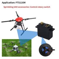 Servo FEETECH FB5116M con Control de Gran Ángulo de 300 Grados, Protección Contra Fallos de Control y Force Feedback de 15kg.cm