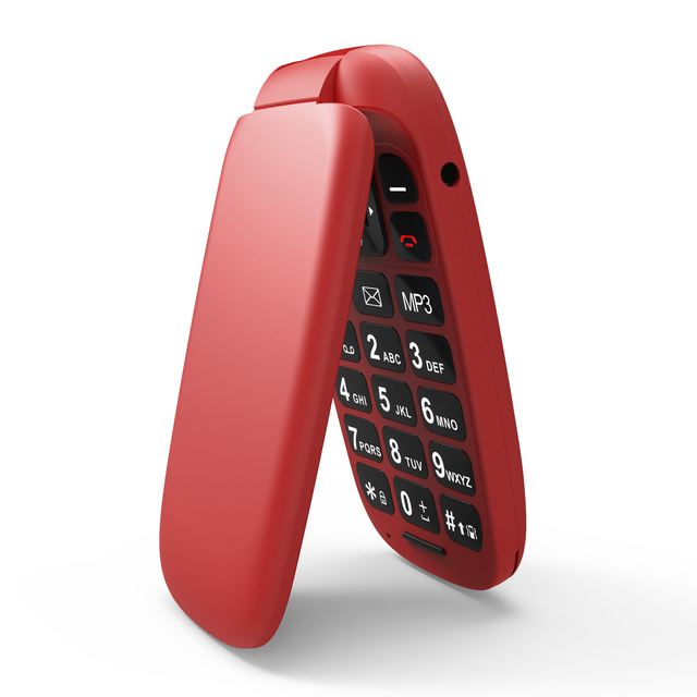 Ushining 1.77 Inch Flip Child Mobile Phone Unlocked Dual Sim Feature Phone for Boys &Girls