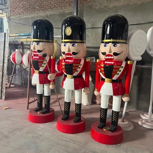 Décoration de vacances en fibre de verre <span class=keywords><strong>Noël</strong></span> 6ft <span class=keywords><strong>Casse</strong></span>-<span class=keywords><strong>Noisette</strong></span> de haute qualité <span class=keywords><strong>Casse</strong></span>-<span class=keywords><strong>Noisette</strong></span> de <span class=keywords><strong>grande</strong></span> <span class=keywords><strong>taille</strong></span> Décors pour usage commercial - Product Image 3