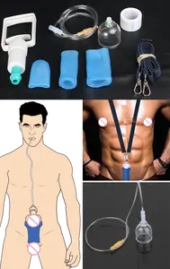 Penisvergrößerungsgerät Verlängerung Vakuumpumpe für Männer Männlicher <span class=keywords><strong>Penis</strong></span>-Masturbator Penisvergrößerung Penispumpe Dickvergrößerung Erektion - Product Image 2