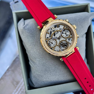 Orologio da Donna al Quarzo con Quadrante Trasparente <span class=keywords><strong>che</strong></span> Simula un Orologio in Silicone per l'Visualizzazione di Data e Giorno della Settimana - Product Image 3