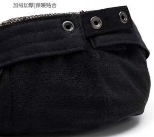 Autumn Fall Winter Fleece Lining Warmth Beret Hat for <b>Men</b> Fashion British Knitted Ivy Hat - Product Image 3