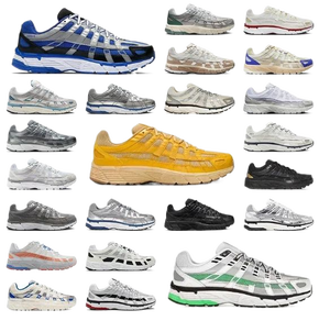 נעלי ספורט יוניסקס לגברים דגם P-6000, נעלי ספורט קז'ואל מעוצבות, חורף, כסוף מטאלי שחור, אופנתיות ונושמות. - Product Image 1