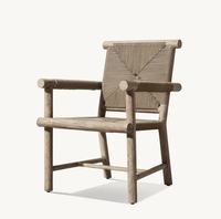 Ensemble de chaises et table à manger en teck, meubles d'extérieur, ensemble de table à manger en bois