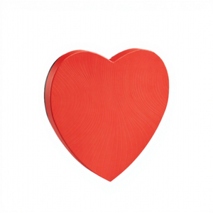 Boîte cadeau de luxe personnalisée avec logo, en forme de cœur, pour chocolats, avec séparateurs en papier et insert en plastique pour plateau, vente en gros - Product Image 1