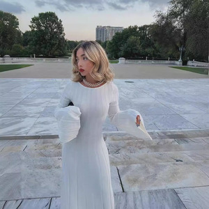 2024 abito in rete con <span class=keywords><strong>paillettes</strong></span> nero e oro SweaterPlus Size da donna in formato libero estivo con <span class=keywords><strong>paillettes</strong></span> abito aderente maglione - Product Image 1