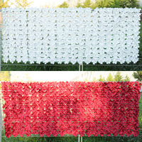 1x3m de fleurs d'hortensia artificielles, clôture de fleurs d'hortensia artificielles, mur de mariage, clôture de fleurs artificielles