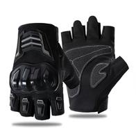 Gants de fitness respirants à demi-doigts avec grip antidérapant en silicone - Protection de la paume absorbant les chocs pour la musculation et les tractions