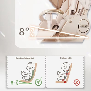 <span class=keywords><strong>Carrito</strong></span> de Bebé Bidireccional para Niños de 0 a 6 Años, Plegable, Ligero, con Posición para Sentarse o Recostarse, Scooter para Bebés - Product Image 5