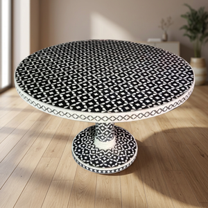 Mesa de Centro Moderna Nórdica con Incrustaciones de Hueso Sólido, Convertible, Extensible, con Almacenamiento, Estructura de Madera Resistente, Ecológica, Fácil de Limpiar, 2 Años de Garantía - Product Image 1