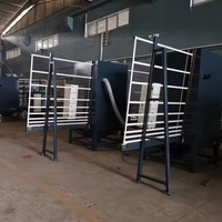 Machine de sablage de verre CNC horizontale automatique à haute efficacité TANPU avec moteur et pompe, fonctionnement facile, épaisseur de 3 à 25 mm