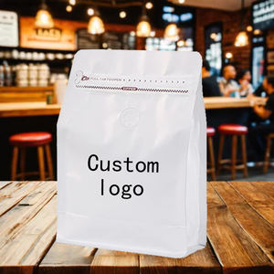 Bolsas de café Para Empacar Cafe Brew Bolsas de embalaje Bolsa de café de fondo plano cuadrada autoportante a prueba de niños con válvula - Product Image 1