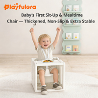 Silla de Comedor Multifuncional de Plástico para Niños Pequeños |   Silla de Crecimiento con 4 Modos |   Ayudante de Cocina |   Mesa de Bloques de Construcción para Estudio y Alimentación |