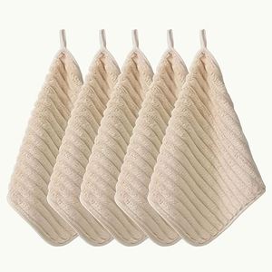Serviette à main en microfibre ultra-fine la plus vendue, douce et agréable pour la peau, absorbante, séchage rapide, avec crochet pour chiffon de nettoyage de cuisine - Product Image 2