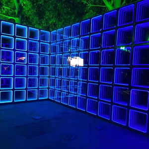 Evento Disco portátil inalámbrico DJ Party RGB Light Dance Floor 3D Infinity Mirror Led Dance Floor Light - Product Image 6