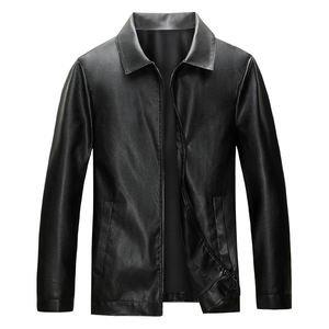 เสื้อแจ็คเก็ตหนังลำลองผู้ชายสไตล์เกาหลีรุ่นใหม่ปี 2025 ทรงสลิมทันสมัยสำหรับวัยรุ่น ใส่ได้ทั้งฤดูใบไม้ผลิและฤดูใบไม้ร่วง ดีไซน์แบบมอเตอร์ไซค์ แฟชั่นทันสมัย สวมใส่สบาย - Product Image 1