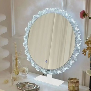 48x54 với LED thắp sáng chiếu sáng 2025 trang điểm mới gương cho phòng ngủ Máy tính để bàn chải chuốt dropshipping thiết kế hiện đại trang trí nội thất - Product Image 3