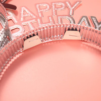 Bandeau Chapeau à Lettres pour Décoration de Fête d'Anniversaire d'Enfants, Design Texte Joyeux Anniversaire