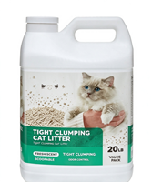 Litière pour chat à agglomération forte, contrôle des odeurs, parfum frais, granulés d'argile à pelleter, disponible en marque privée OEM