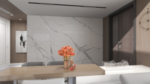 고급 세라믹 소결석 바닥 벽 타일 얼룩 방지 석판 광택 마감 1200x2700mm 인산지아오 브랜드 - Product Image 6