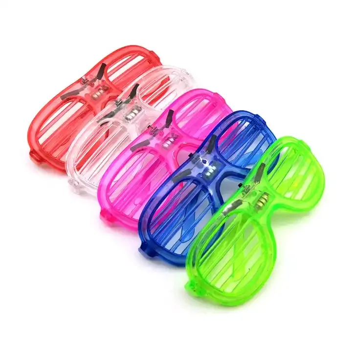 High Quality Glow In The Dark Glasses Light Up Glasses Led Shutter Glasses Event Party Supplies