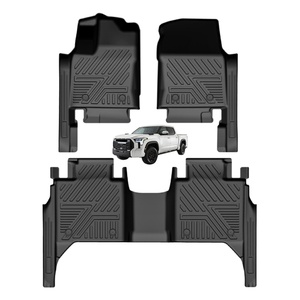 Alfombrilla de Piso 5D de TPE Impermeable para Todo Clima KQD para Tundra 2015-2024 - Product Image 1