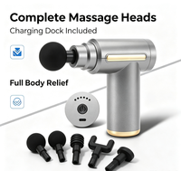 Pistolet de massage à percussion profonde rechargeable, masseur musculaire portable pour la relaxation du corps entier, appareil de massage