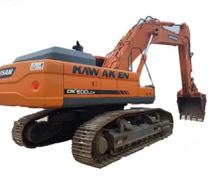 Escavatore doosan DX500 per escavatore di seconda mano di vendita globale di doosan per carichi pesanti 50ton macchina per escavatori a 500