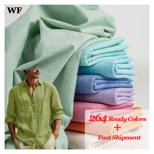 WF 264 Hochwertiger Stoff aus 100% Leinen Schneller Versand Mehrfarbig für Männer Damen hemden Kleider Kleidungs stücke für Jungen - Product Image 1