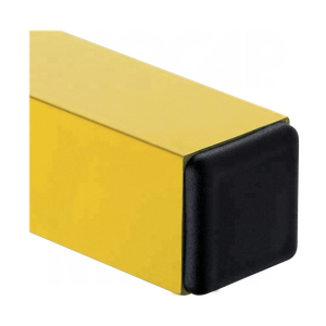 Embouts carrés en plastique noir pour tubes 50x50mm, 80x80mm, 100x100mm - Product Image 4