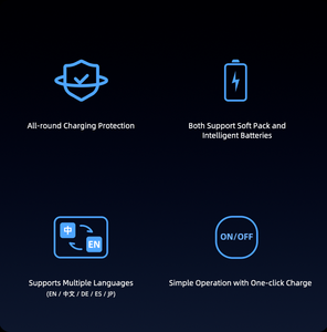 Chargeur de batterie multi-tension 12V haute puissance EV PEAK U3-NEO 1500W, charge rapide 40A, 2-8S - Product Image 3